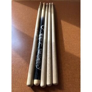 Set Of 5 Drumsticks: Vic Firth, House Of Blues And 3 Unmarked